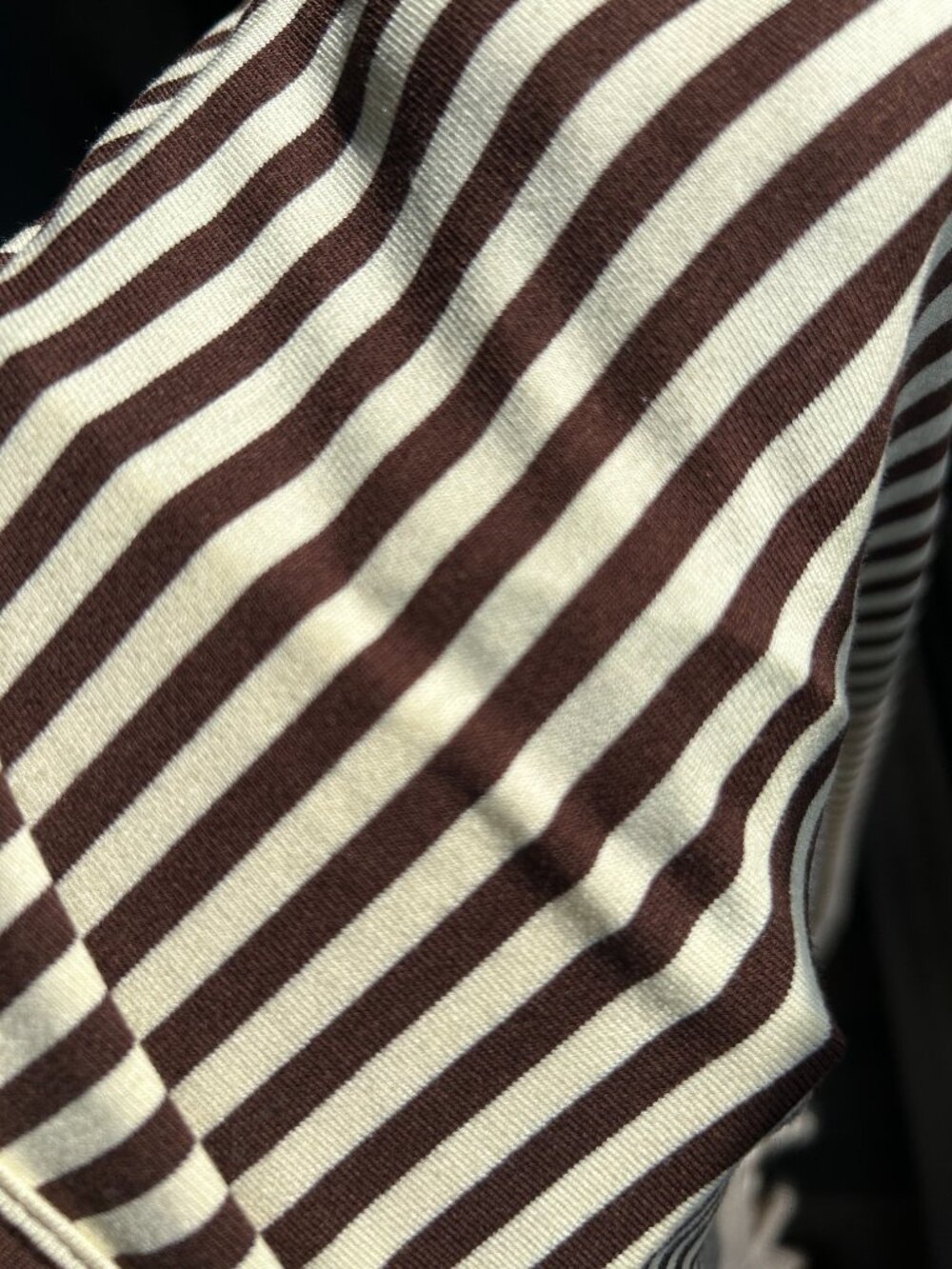 ZARA Stripped Ruffle Mini Dress - Picture 3 of 5